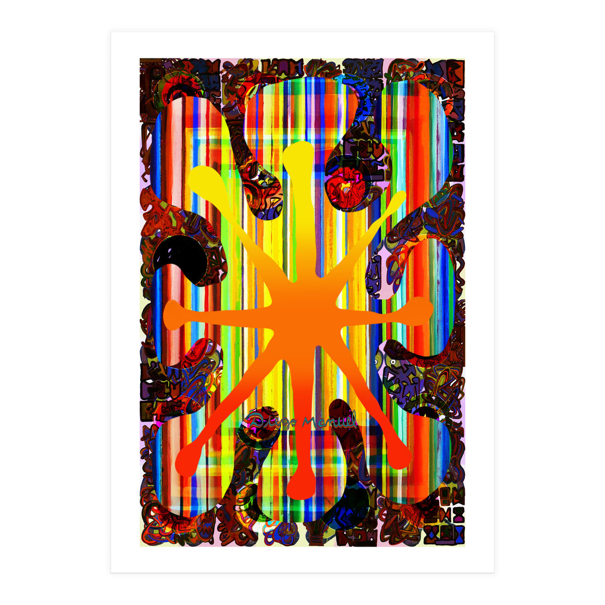 Fuego Y Graffiti 71 (Print Only)