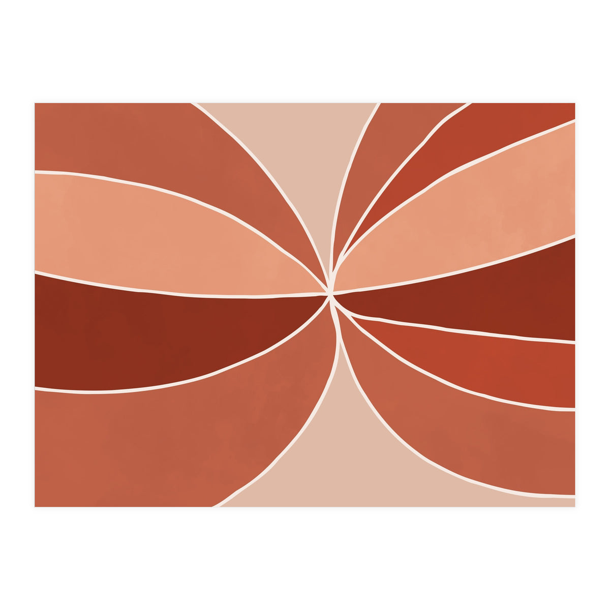 Boho Earth Tones Lines (Print Only)