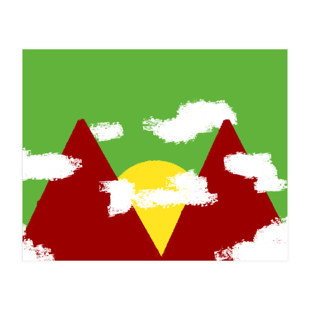 Dawn At The Camping (Print Only)