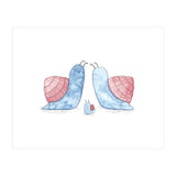 Blue Snail Family (Print Only) thumbnail
