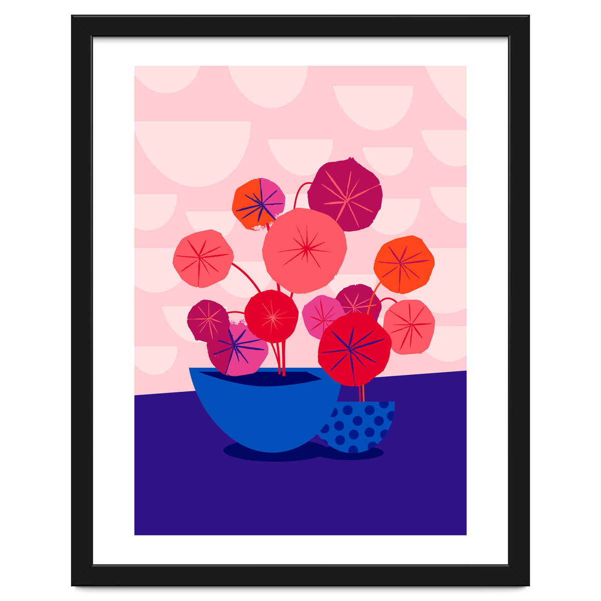 Pileas in Red and Pink