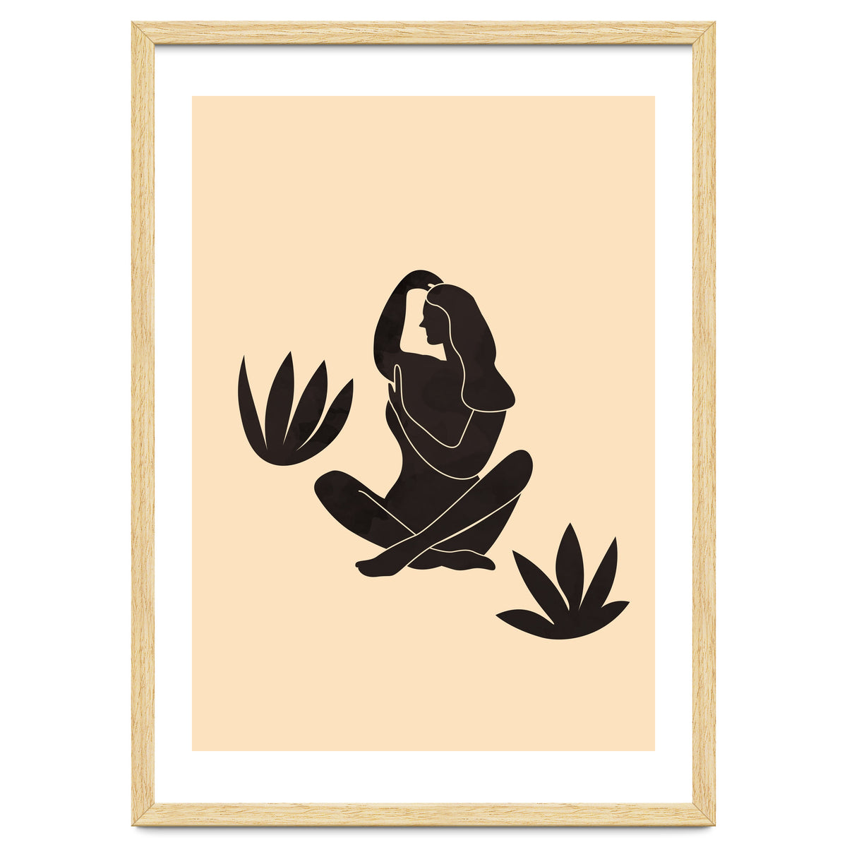 Female Body Line Art