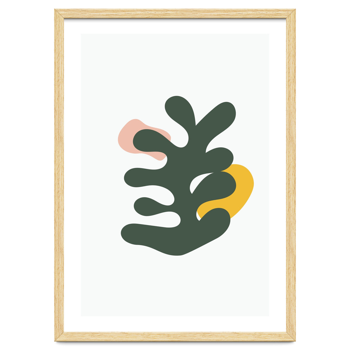Botanical Mid Century Geometric Art