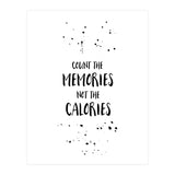Text Art COUNT THE MEMORIES (Print Only) thumbnail