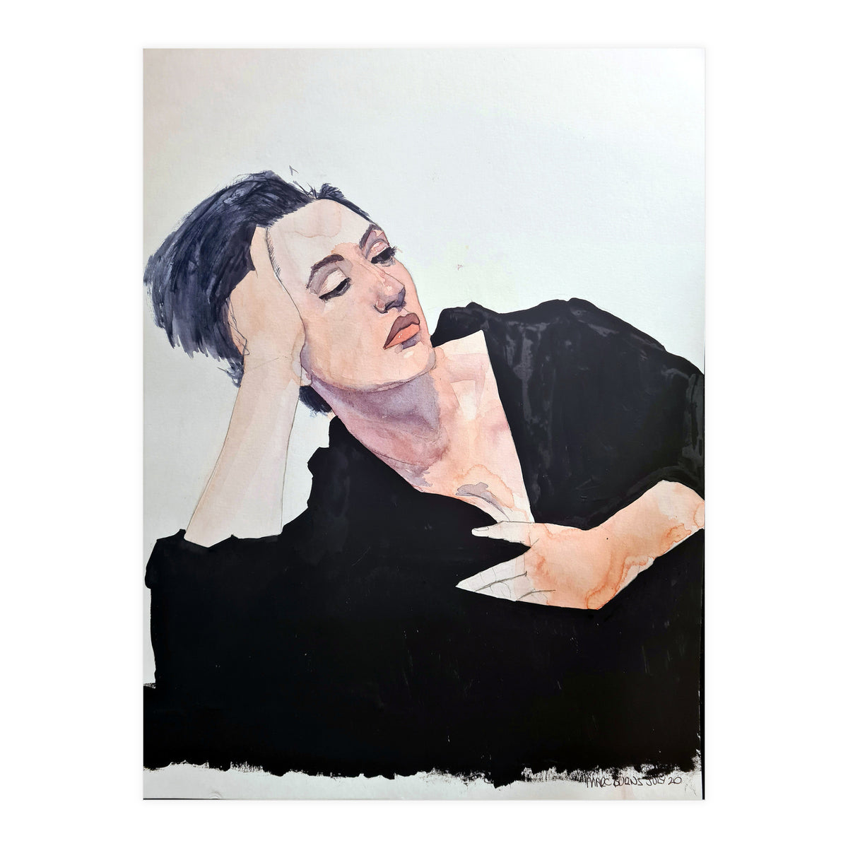 Untitled #91 - Woman in black (Print Only)