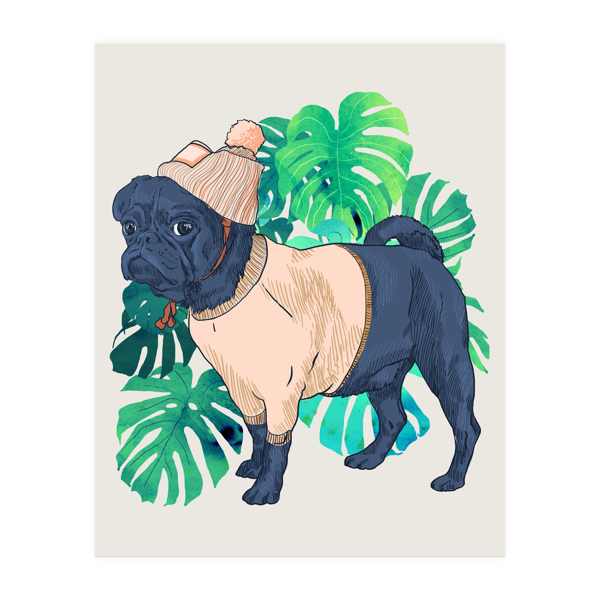 Got A Pug (Print Only)