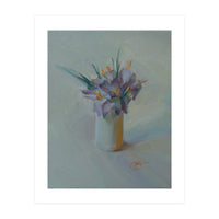 Crocuses Still Life Painting (Print Only)