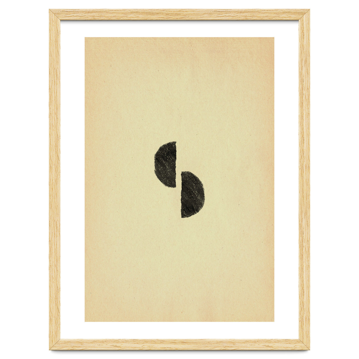 Abstract mid-century modern shapes