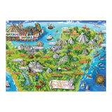 Yucatan Map Illustration (Print Only) thumbnail