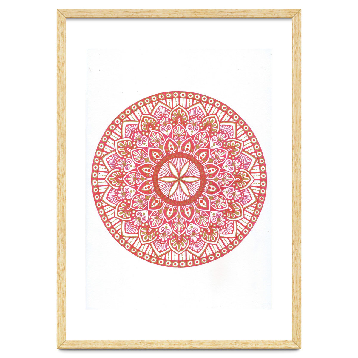 Red & Gold Mandala