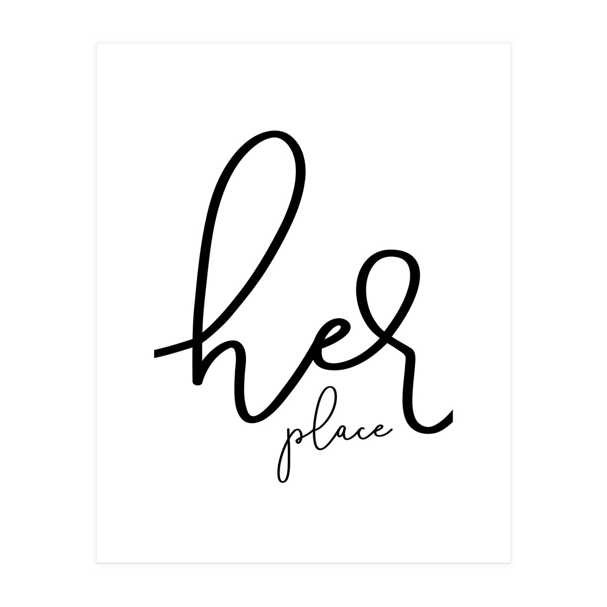 Her place (Print Only)
