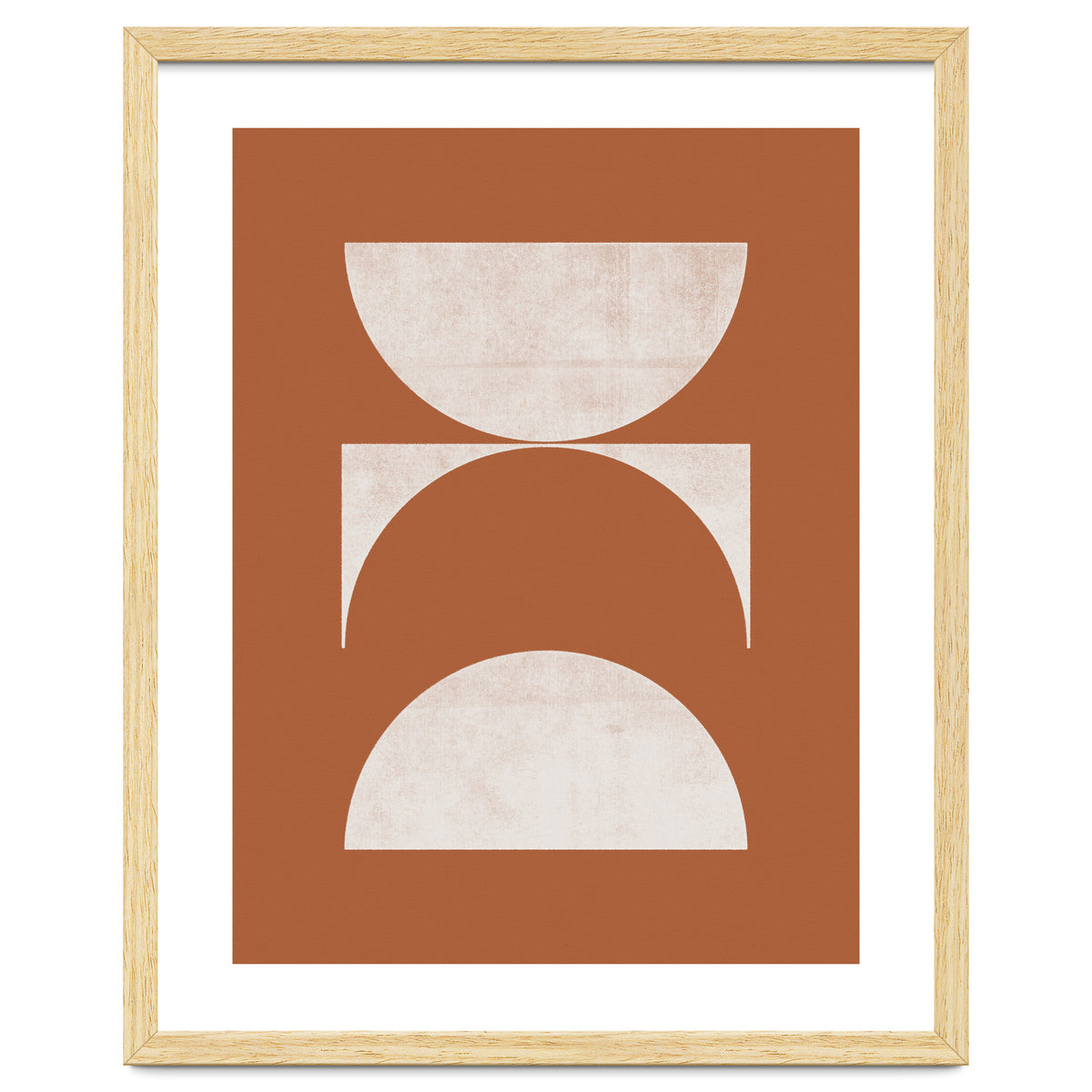 Mid-Century Modern No.21 - Woodblock Print