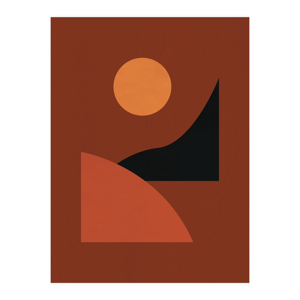 Abstract Geometrical Terracota Earthy Tones (Print Only)