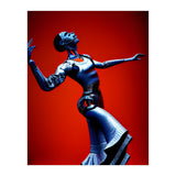 Robot Cyborg passionately dancing Flamenco (Print Only) thumbnail