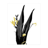 Flower Minimal Black And Gold 03 (Print Only) thumbnail