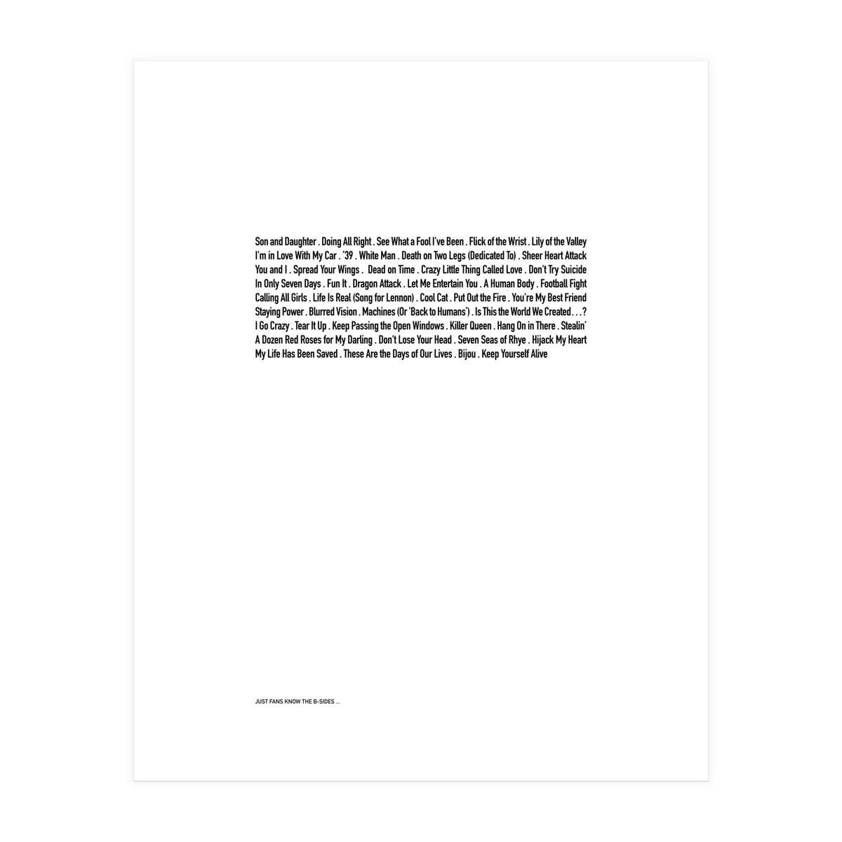 JUST QUEEN (Print Only)