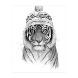 Siberian tiger (bw) (Print Only) thumbnail