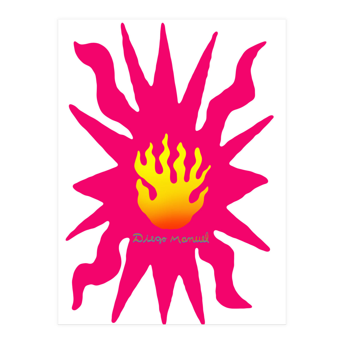 Fuego 38 Copia (Print Only)