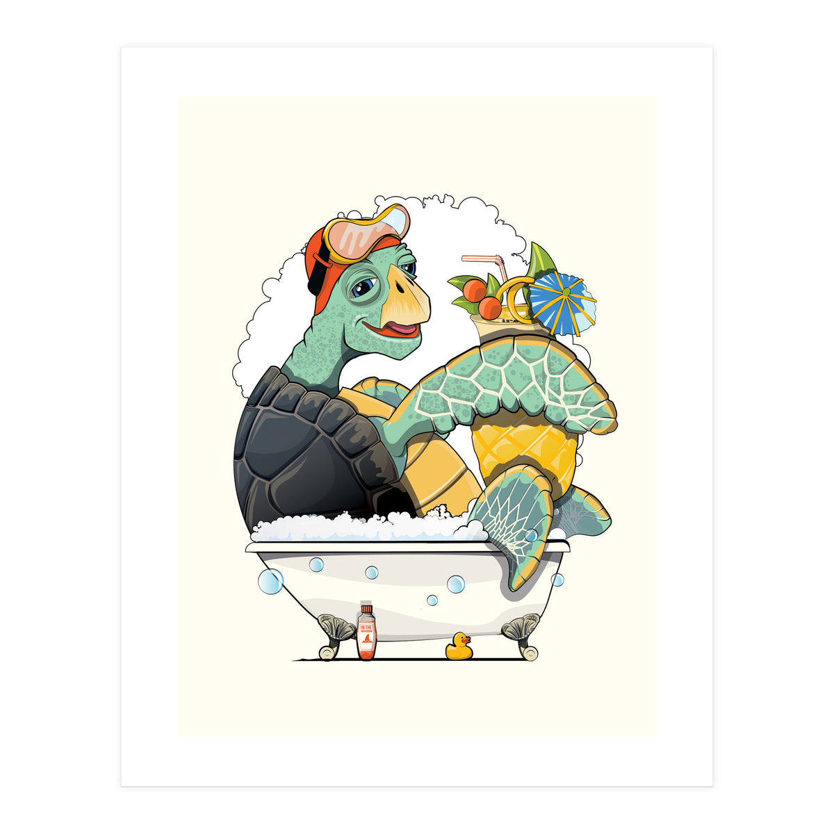 Turtle in the Bathtub (Print Only)