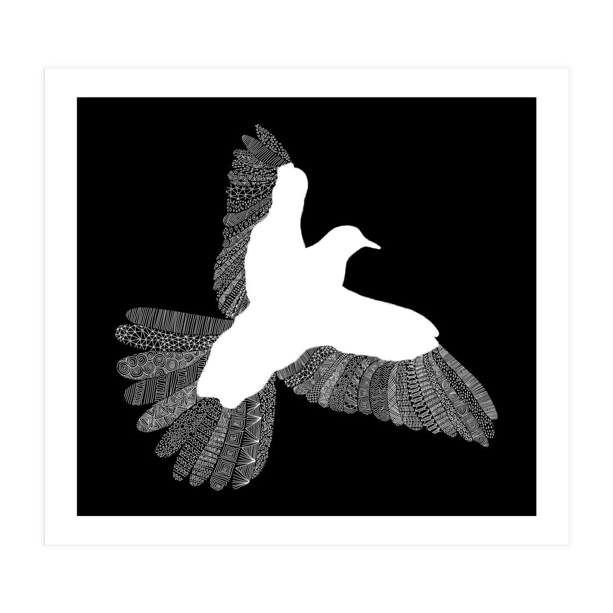 Bird Black (Print Only)