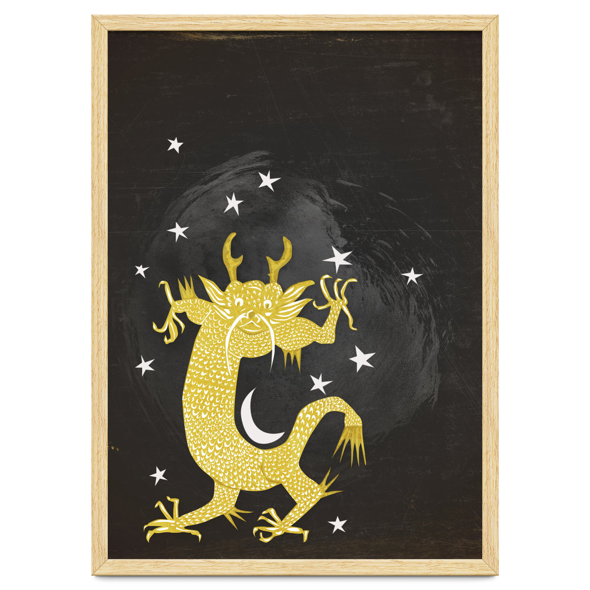 Vintage Cosmos: Golden Dragon