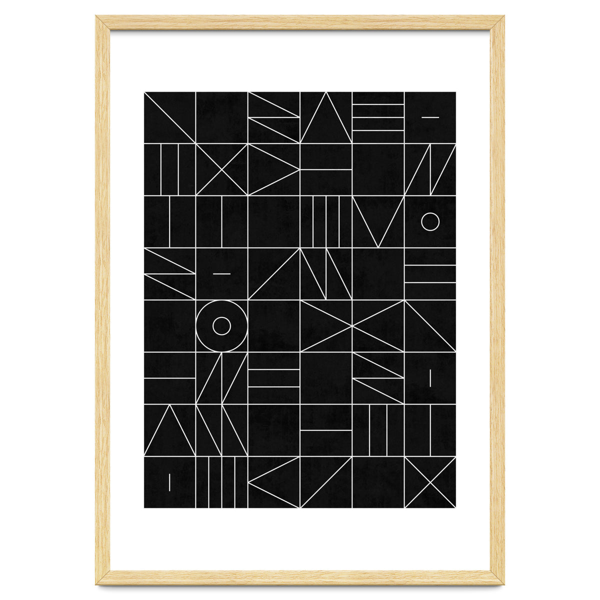 My Favorite Geometric Patterns No.9 - Black