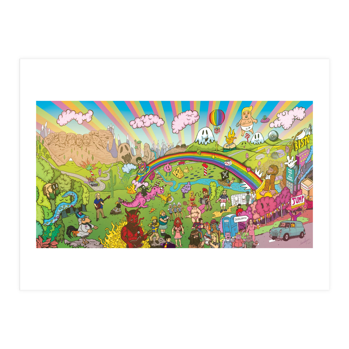 The Bar Steward Sons of Val Doonican -  Chaos Untitled #1 (Print Only)