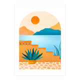 Desert Oasis Landscape (Print Only) thumbnail