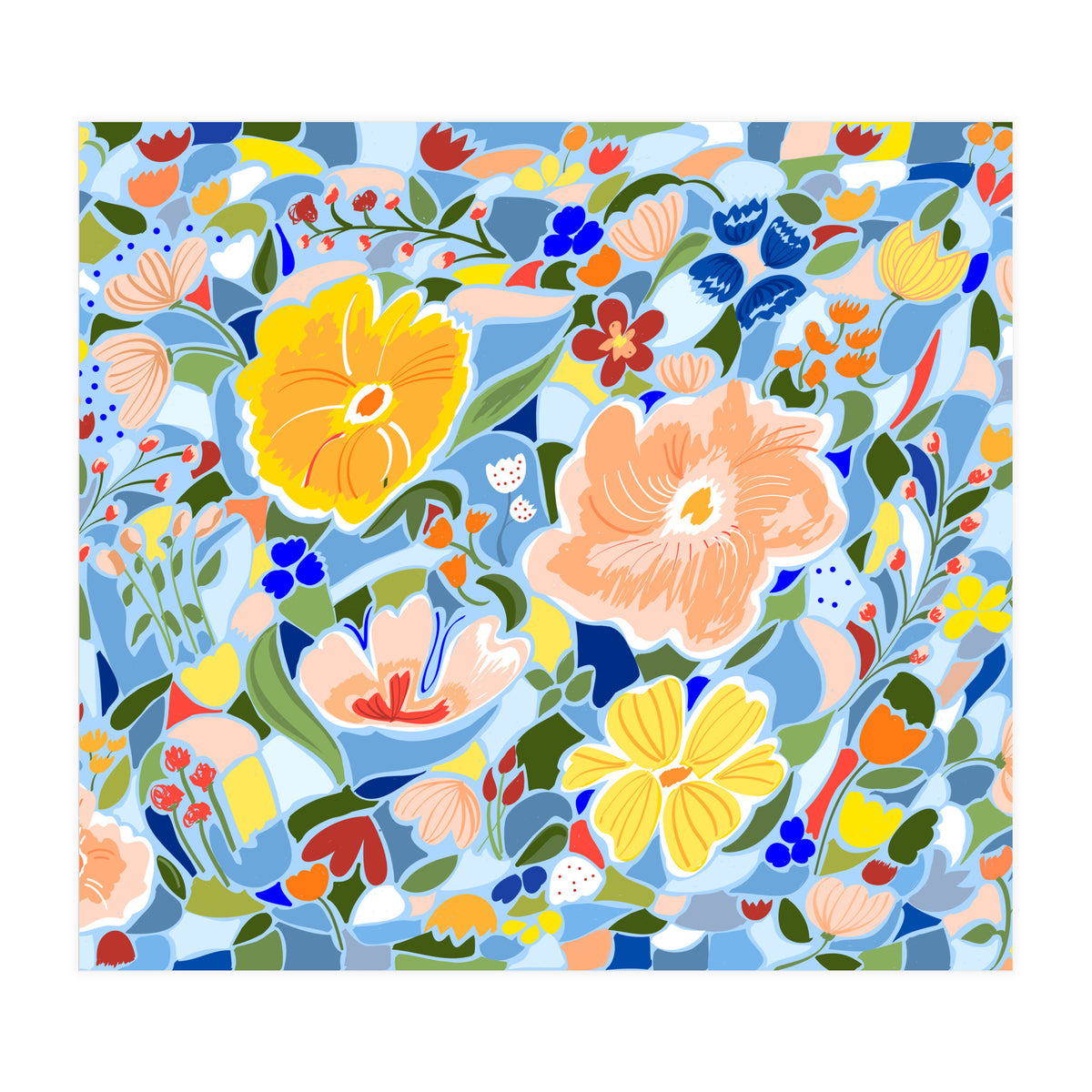Summery Floral (Print Only)