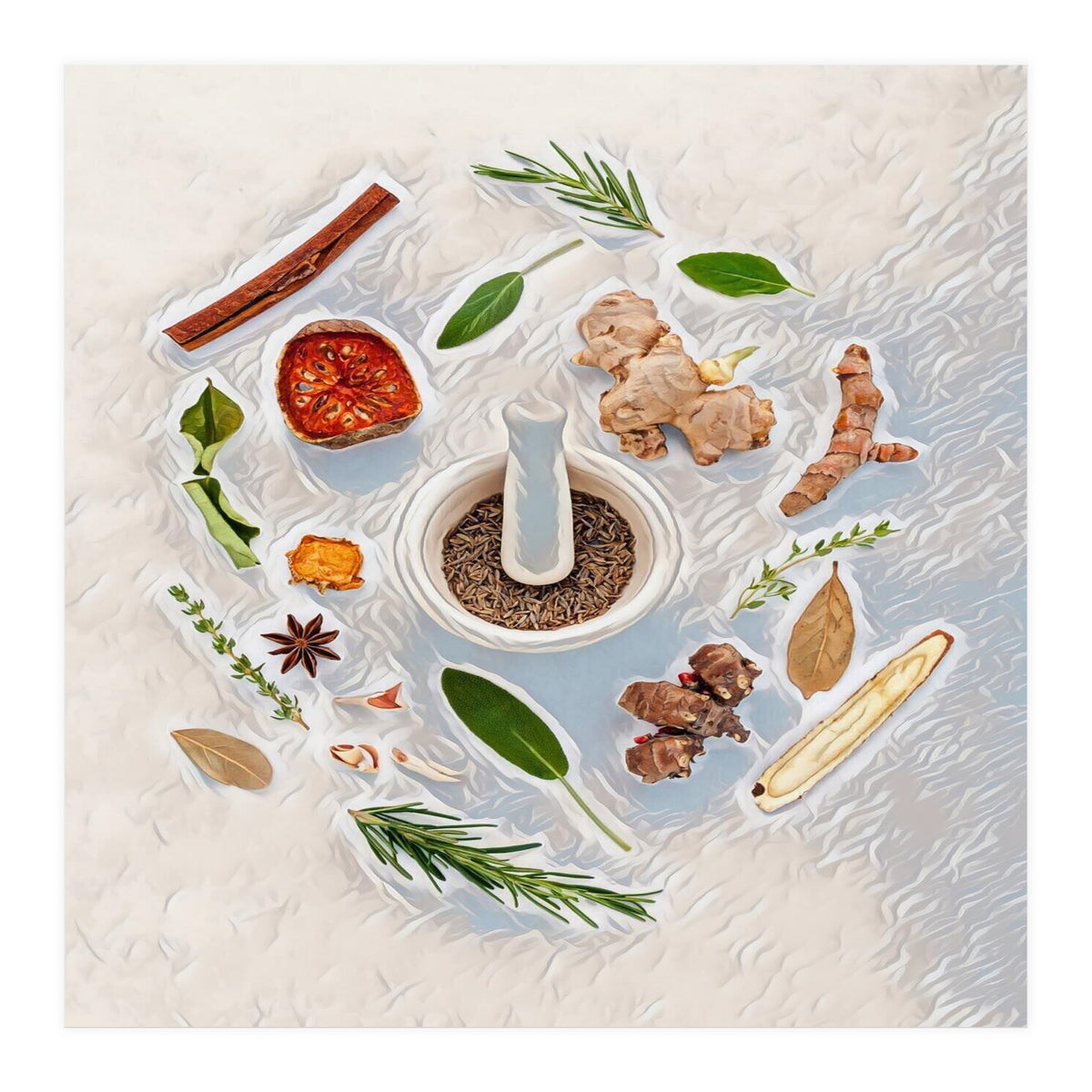 Healthy ingredients  (Print Only)