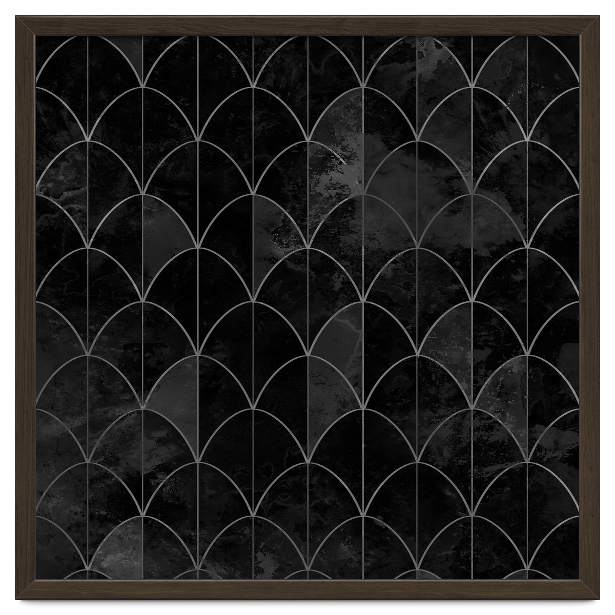 Mermaid scales. Black and white