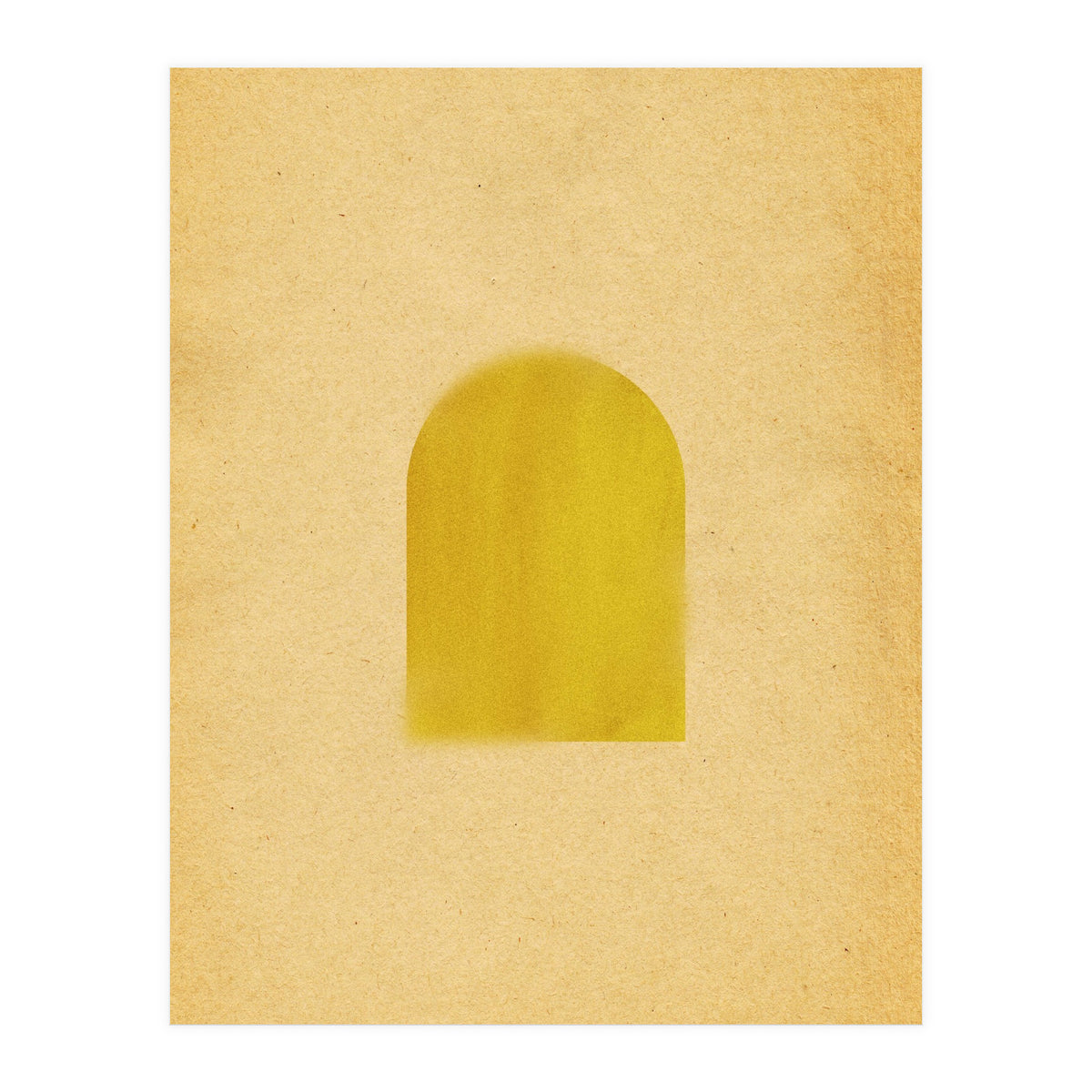 Minimaist acid mustard arch (Print Only)