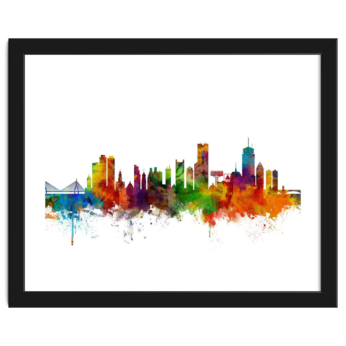 Boston Massachusetts Skyline