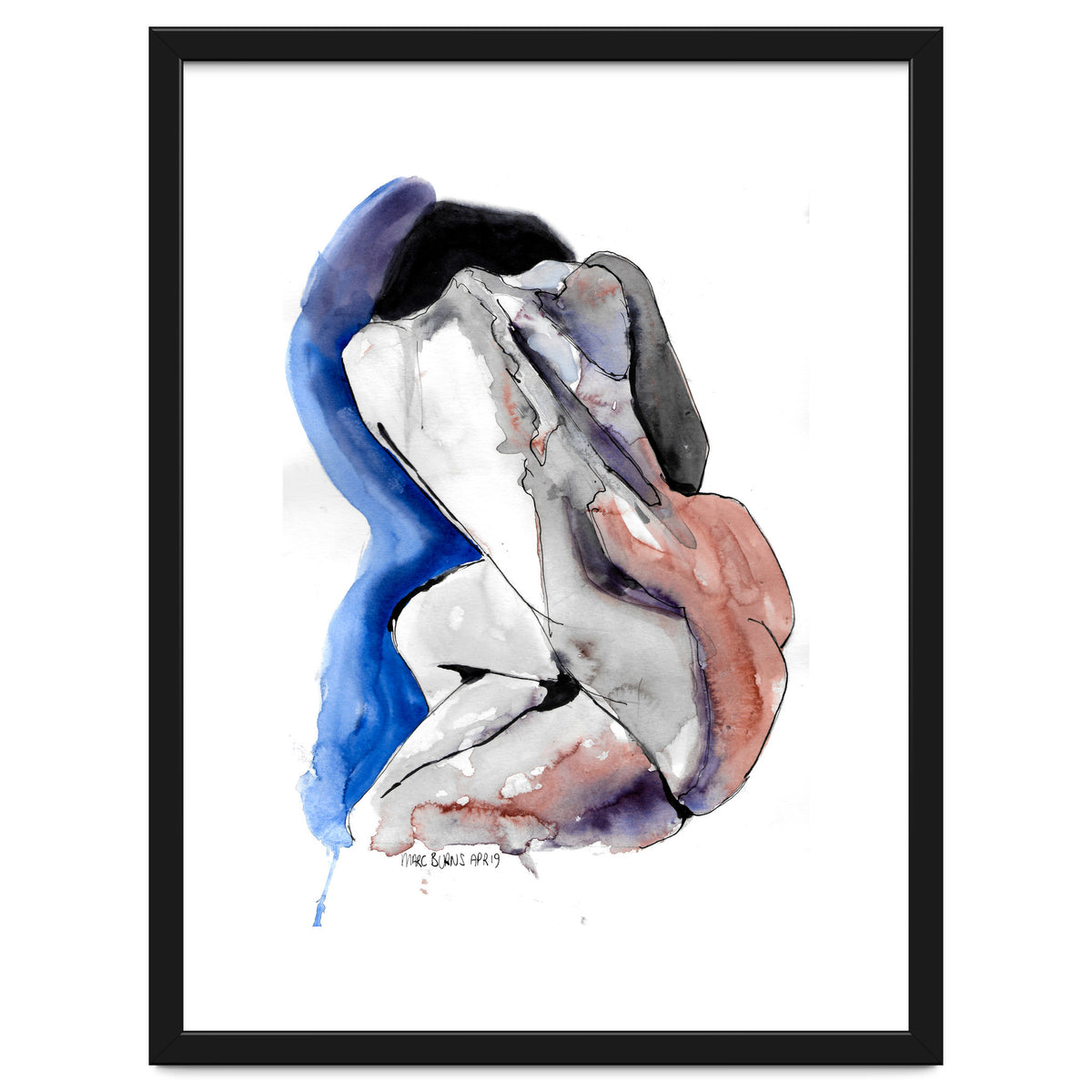 Untitled #2 - Nude with her back to the viewer