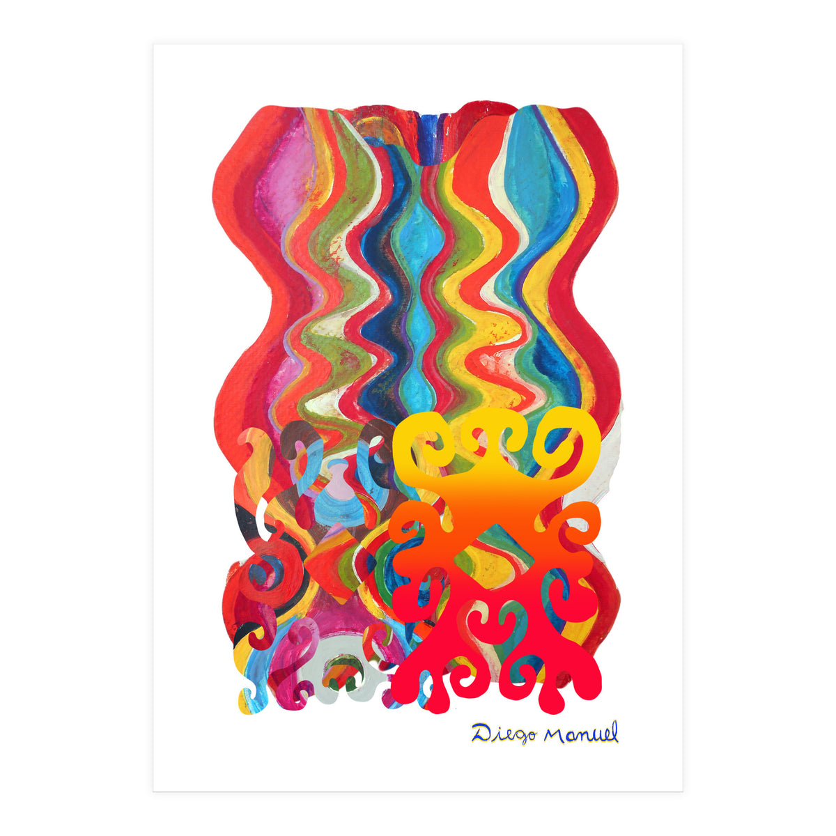 Pop Abstract Asimetrico 16 Copia (Print Only)