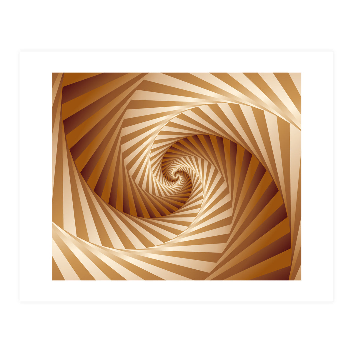 3D Effect Spiral Pattern (Print Only)