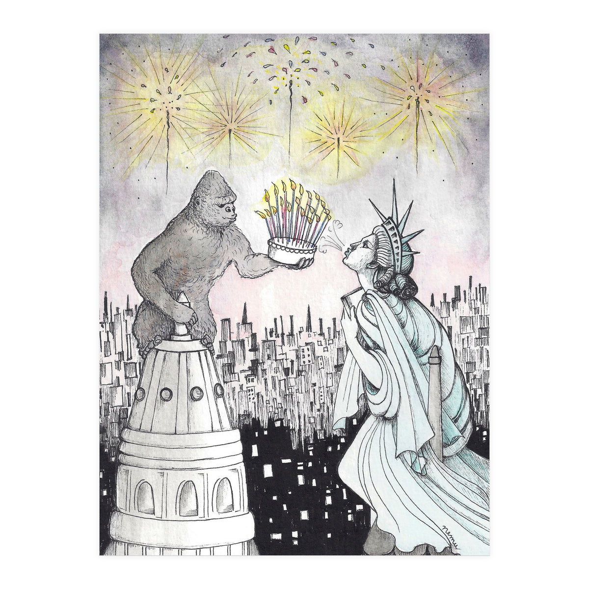 Happy 4th Of July (Print Only)