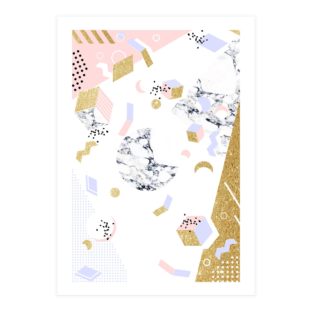 Marble Moon Abstraction (Print Only)