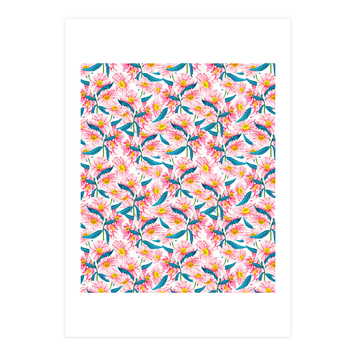 Pink Floral V2 (Print Only)