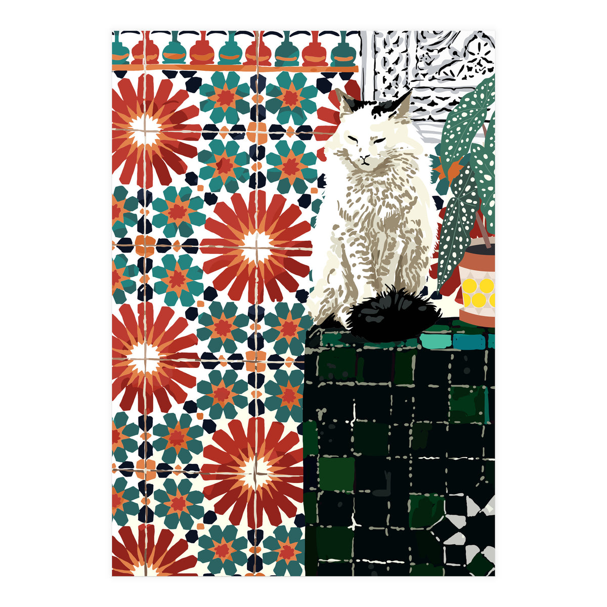 Bohemian Cat (Print Only)