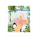 How To Have A Cat Spa Day At Home | Modern Bohemian Home Décor | Pet Bathroom Urban Jungle (Print Only) thumbnail