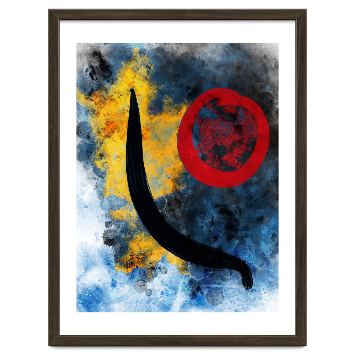 Abstract Calligraphy in the universe