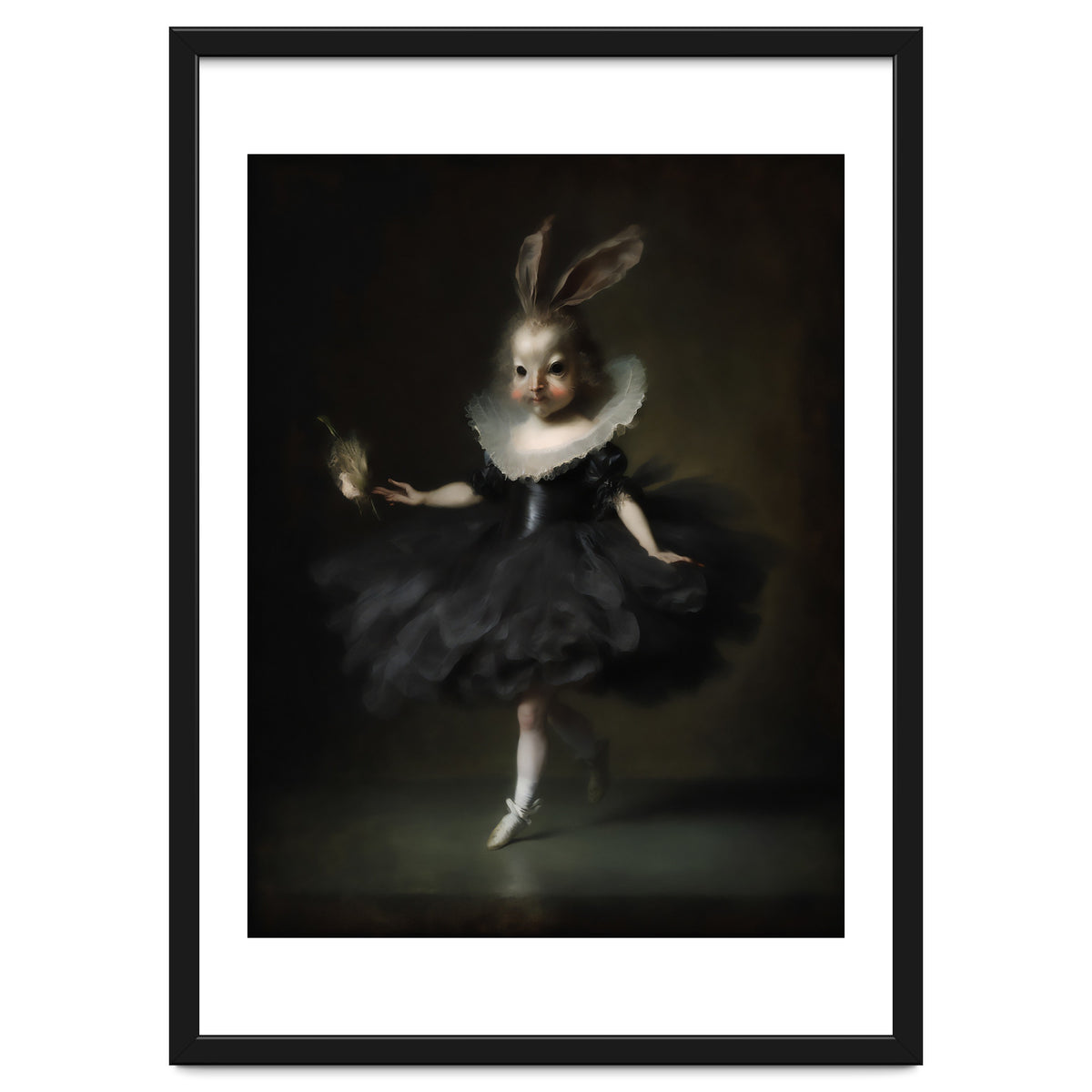 Gothic Hare-Girl Hybrid Ballerina