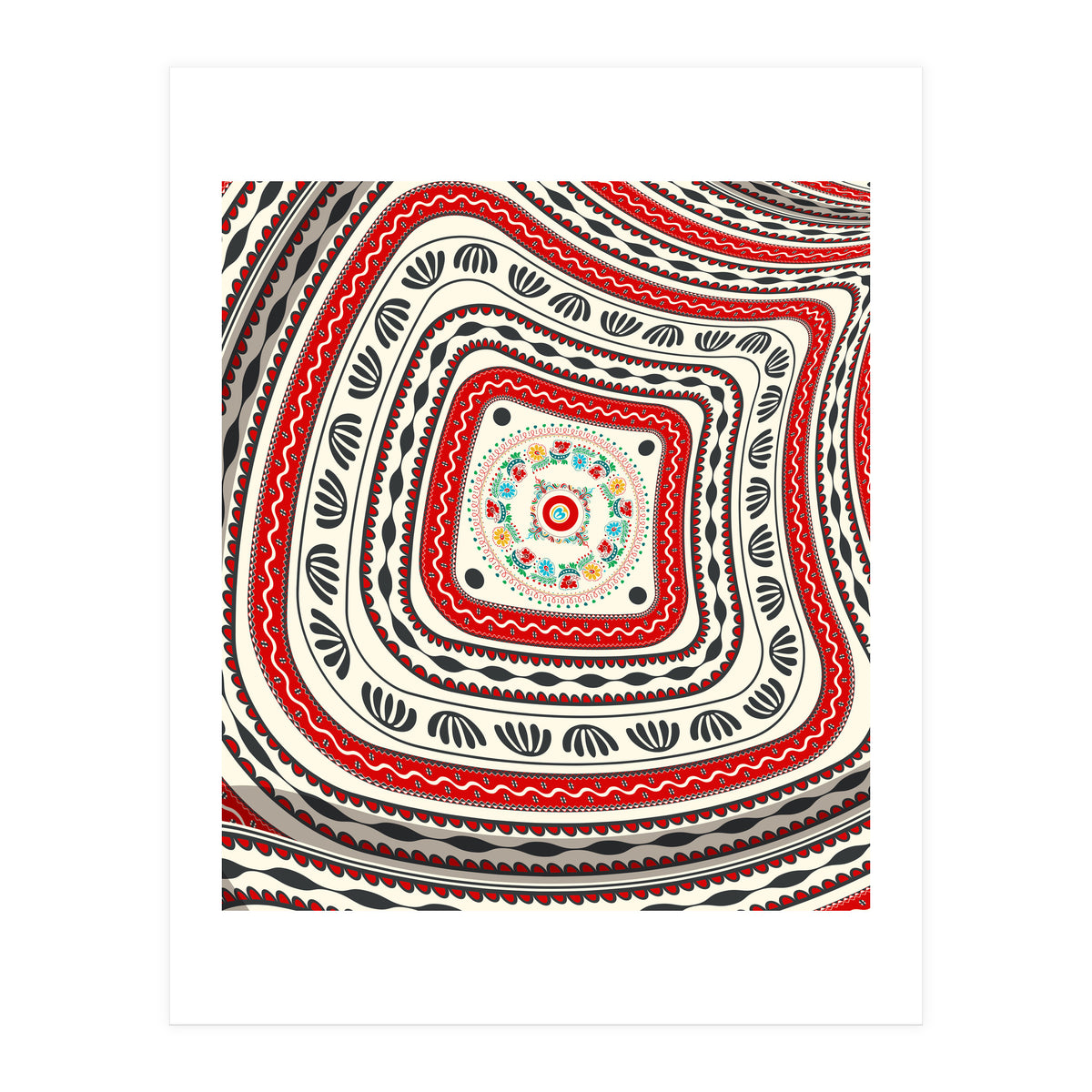 Romanian embroidery background 16 (Print Only)