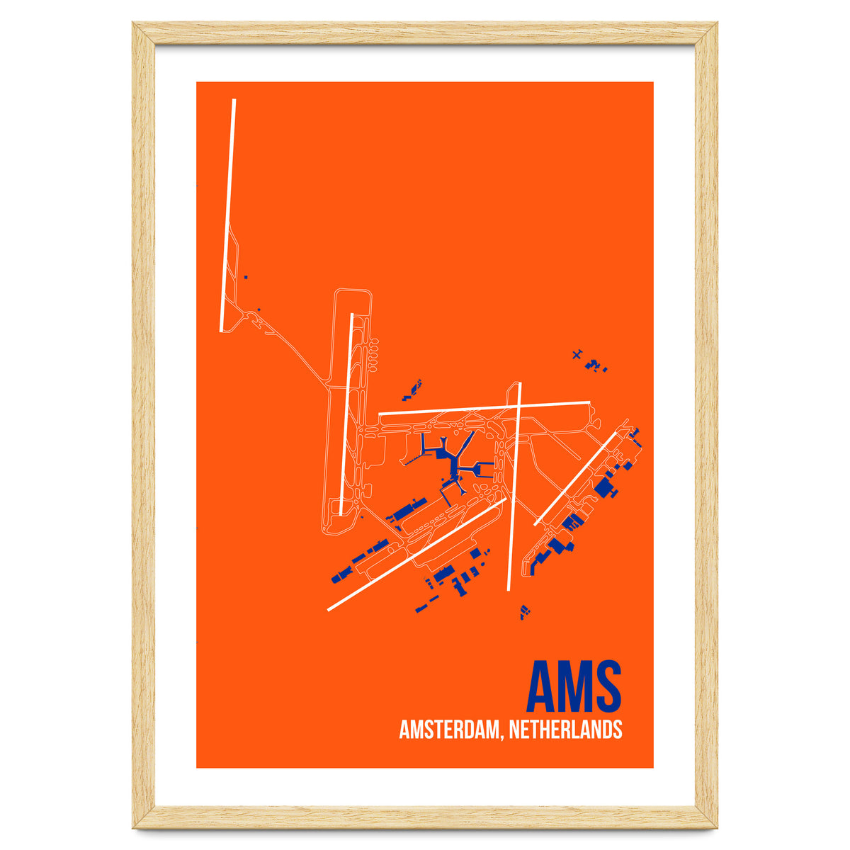 Amsterdam Airport Layout