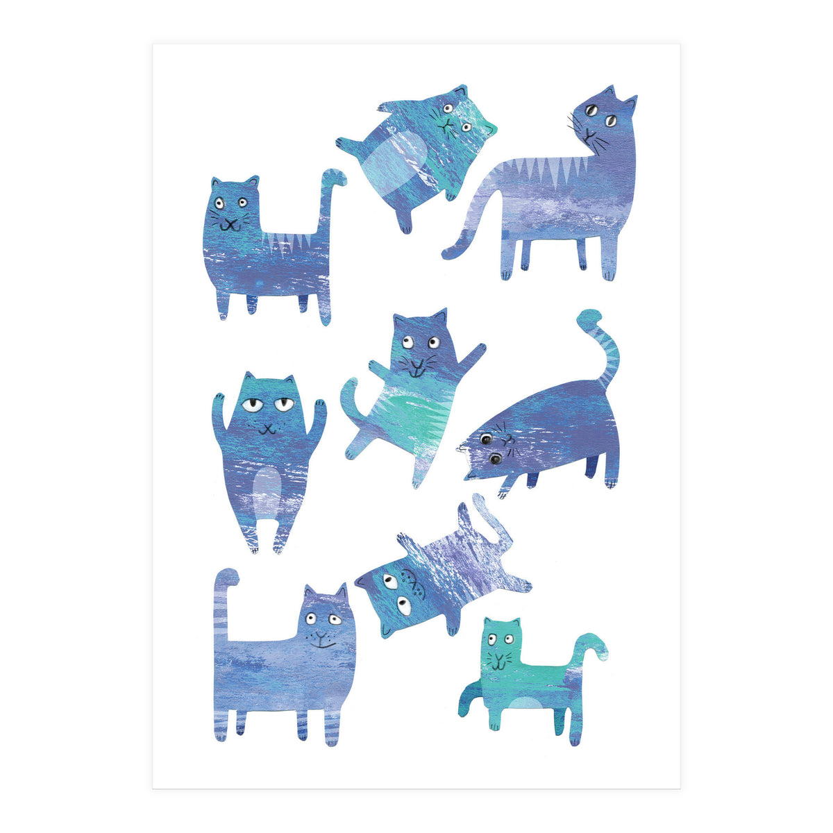 Silly Cats (Print Only)