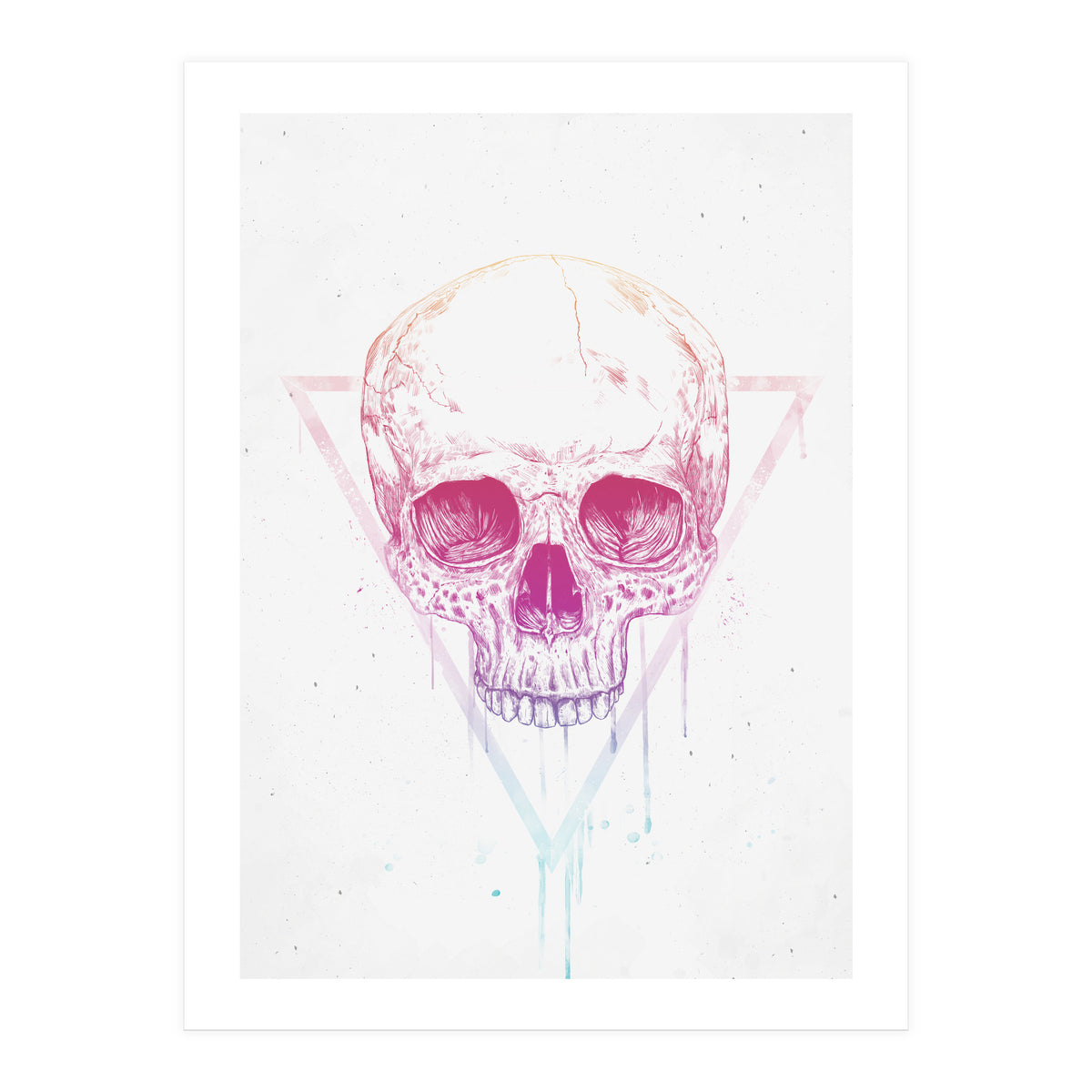 Skull In Triangle (Print Only)