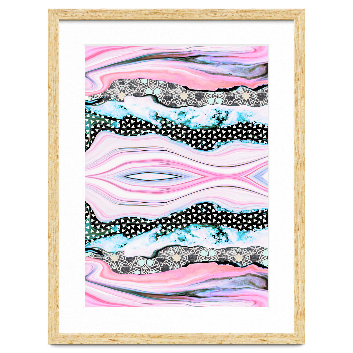 Abstract shapes of marble and patterns