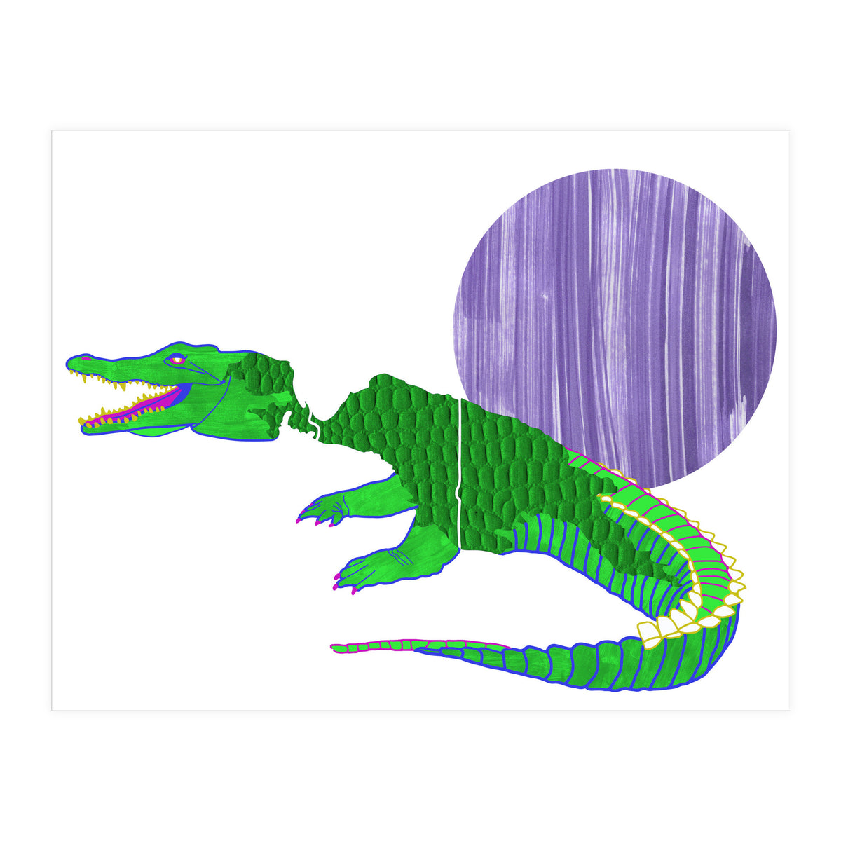 New Guinea Crocodile  (Print Only)