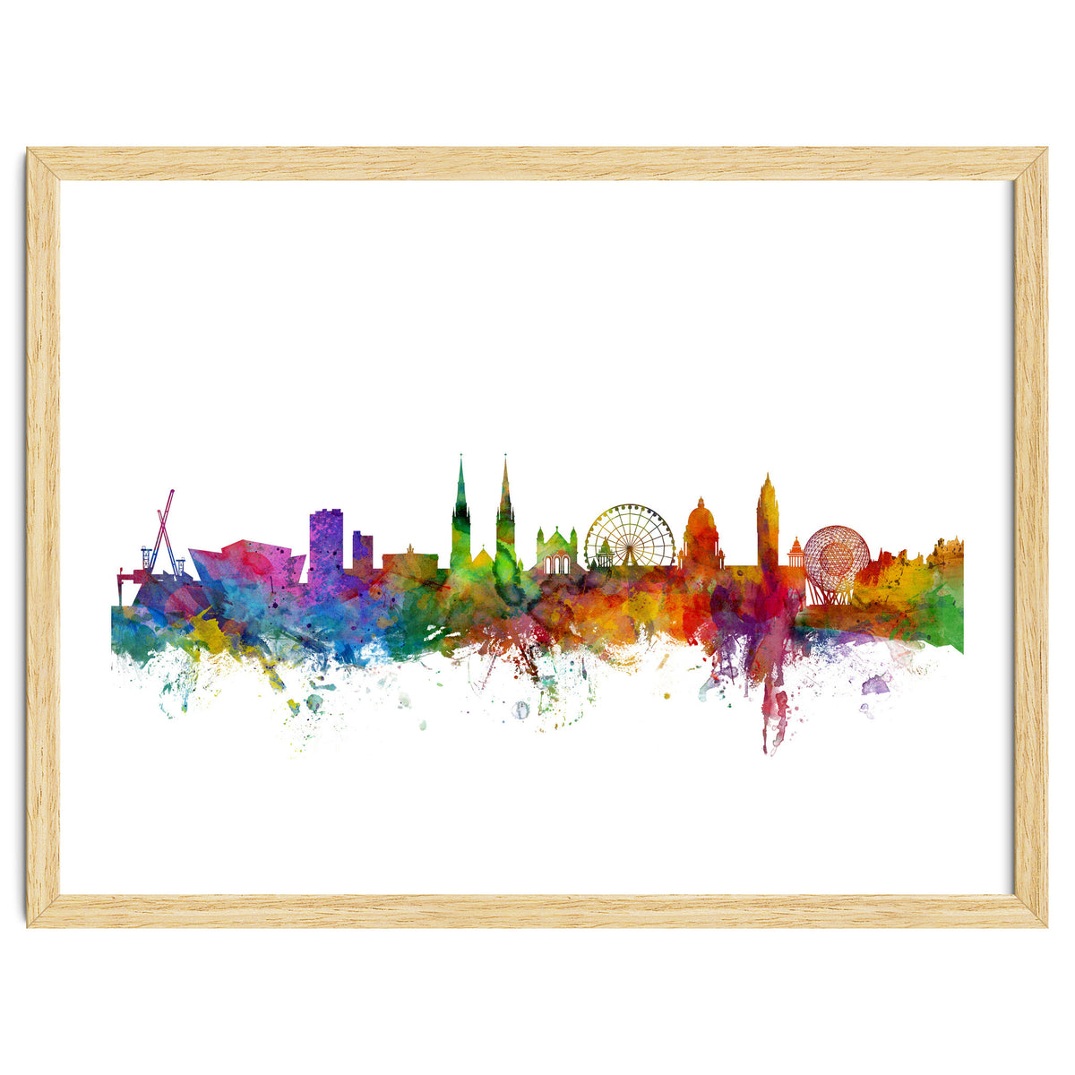 Belfast Northern Ireland Skyline